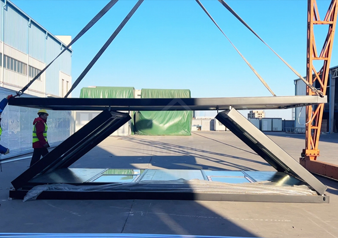 Custom 20ft foldable container homes shipped to your country via sea freight,10 sets/40HQ