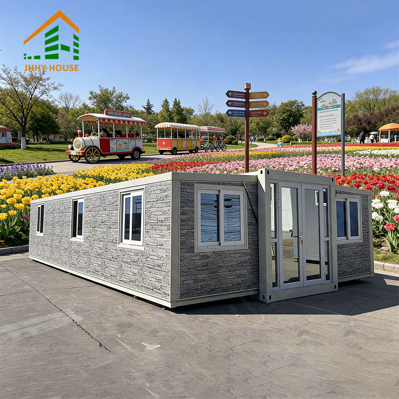foldable expandable container house plans