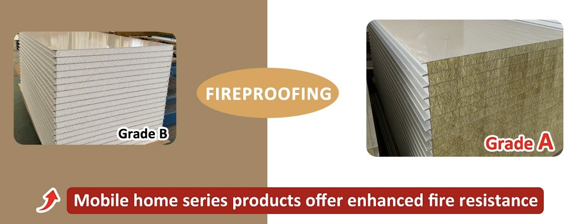 Mobile Home Steel Structure Close-up of the robust steel frame structure of a Mobile Home